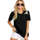 Wednesday Shirt Women's Fashion Funny Halloween Costume Addams Family Tee Wednesday Thing T-Shirt Cute Graphic Gift Goth Y2K Top