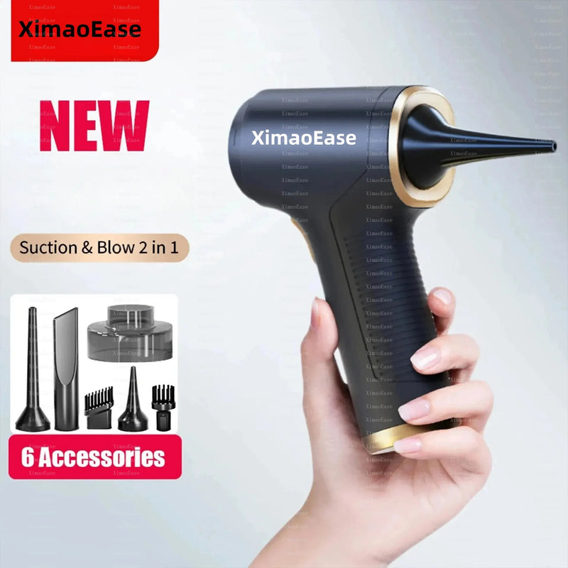 XimaoEase 50000PA Mini Portable Wireless Car Vacuum Cleaner Strong Suction Cleaning Machine Car Cleaner for Home Appliance