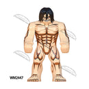 WM6165 WM6166 WM6148 Blocks Anime Bricks Dolls Action Toy Fig Building Blocks Erem Jaeger Armin Levi Mikasa Model Doll