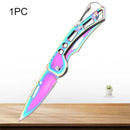 WXCOO High Carbon Steel Portable Knives Kitchen Folding Knife Chef Butcher Meat Cleaver Cutting Slicing Knife Fruit Paring Knife