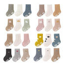 3Pair Newborn Baby Sock Children Boy Girl Kid Autumn Warm Breathable Non Slip Stocking Solid Fashion Socken Clothes Accessories
