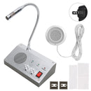 Glass Window Intercom For Bank/Office Shop Station Window Counter Intercom Walkie Talkie 110-240V(US Standard)