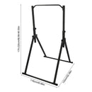 Triangular Pull Up Station 200kg Adjustable Single Bar Carbon Steel Pull Up Bar for Home Gym Strength Training Workout Equipment