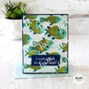 Father's Day Theme Metal Cut Dies Hexagon Layering Stencils Fish Hook Line Sinker Clear Stamps Diy Holiday Cards Decor Scrapbook