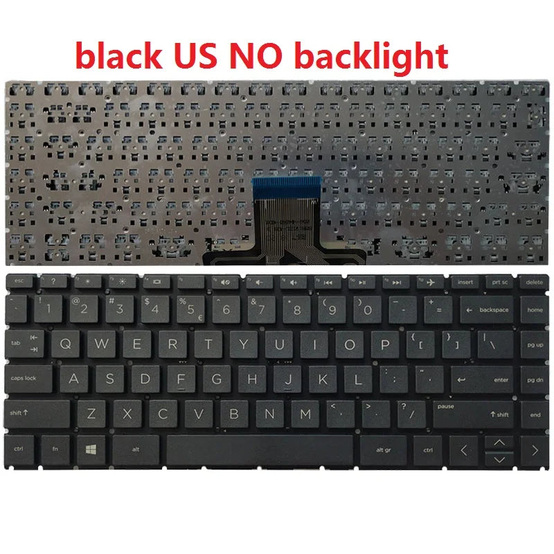 Russian/UK/US/Latin laptop keyboard for HP Pavilion X360 14-CK 14-CD 14M-CD 14-CE 14-DQ TPN-Q221 Q207 14-DG TPN-I131 TPN-W131