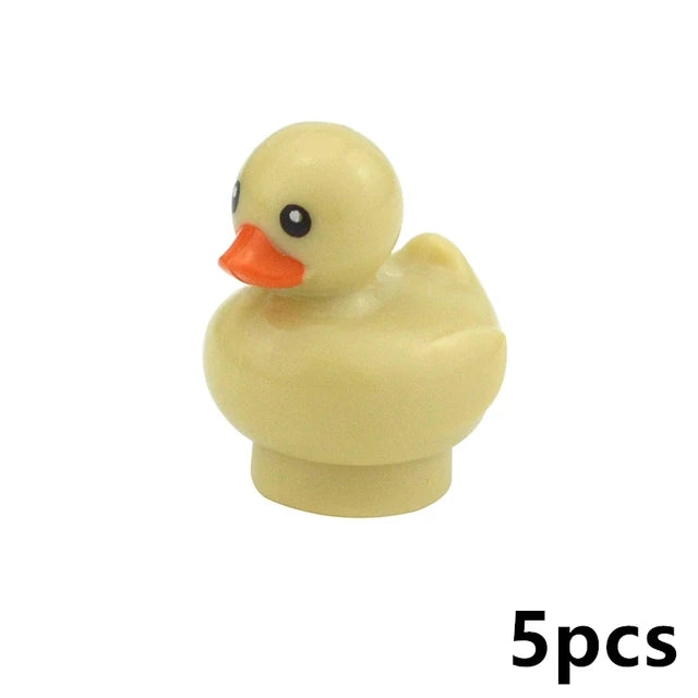 MOC City Animal Zoo Fram Accessories Building Block Figures Goat Sheep Eagle Owl Panda Parrot Seagull Penguin Bricks Toy Gift