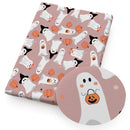 Halloween Bat Pumpkin Skull Printed Polyester Pure Cotton Material Patchwork Tissue Sewing Quilting Fabrics Needlework DIY Cloth