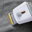 Lint Ball Remover Dual Head Travel Portable White Manual Trimmer Cleaning Supplies (For Clothes Sweaters) 1PC