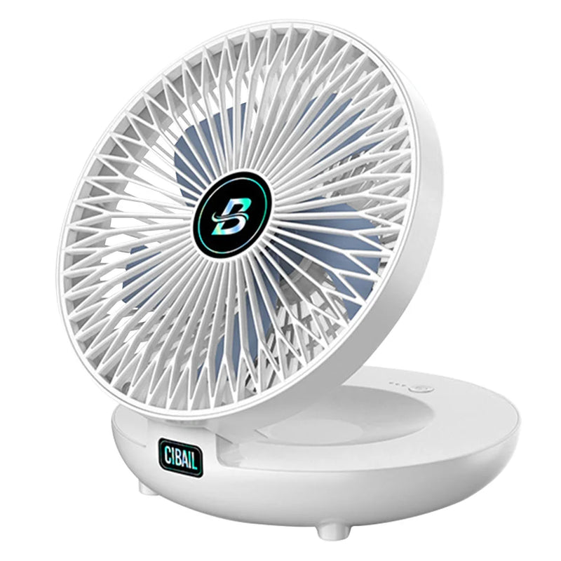 Foldable Fan Rechargeable Wall Mounted Fan Table Fan Portable Air Conditioner Wireless Fan Personal Fan 3 Speed for Home Office