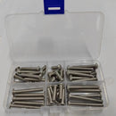 M2 M2.5 M3 M4 M5 M6 M8 M10 Hex Socket Screw Set 304 Stainless Steel Hexagon Button Cap Head Metric Machine Bolt Assortment Kit