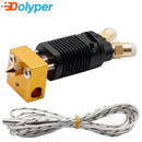 3D Printer Upgrade 2 IN 1 OUT Hotend Kit Dual Color Extruder All Metal Extruder 0.4mm/1.75mm for TEVO/ALFWISE/Ender 3/CR-10