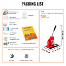 SucceBuy 25/32/58/75MM Badge Maker Machine DIY Button Pin with 500Pcs Free Parts Press Kit Circle Manufacture Button Making Tool