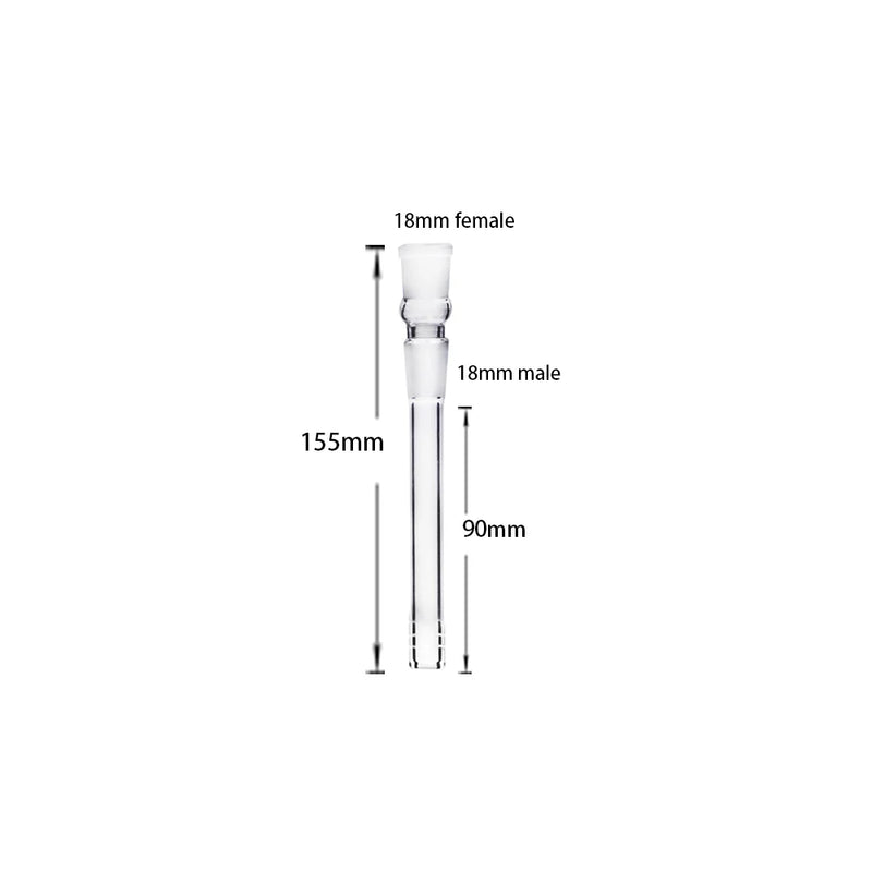 Diffused Downstem Glass 18mm to 18mm Adapter 2 inch/2.5/3/3.5/4/4.5/5/5.5/6 inch Tool