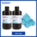Elegoo 1KG/2KG/4KG UV Resin 2.0 For 3D Printer SATURN 3 ULTRA 3D Printing Material UV Resin Normal 1kg Liquid Bottle