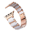 For apple watch band series 7 6 5 4 se 45mm 44mm 41mm 40mm strap ceramic Stainless steel bracelet for iwatch 3 42mm 48mm bands