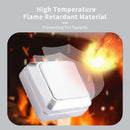 WESA Silvery Wall Surface Button Light Switch EU Spray Paint Plastic Outdoor 1 Gang 1 Way Wall Exterior Rocker On / Off  Switch