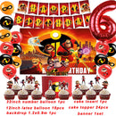 Cartoon The Incredibles Theme Boy Birthday Party Latex Balloons Cake Topper Banner Background Baby Shower Supplies For Kids Gift