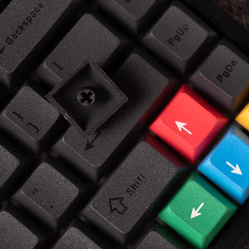 Minimalist Black keycaps PBT cherry profile  61/71/64/68/84/96/980/87/104 keycap set