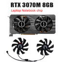 2Pcs/Set,PLA09215B12H,GA92S2H,GPU Cooler,Video Cooling Fan,For Nvidia Laptop Chip RTX 3070M 8G,For JIESHUO Notebook RTX3070M 8G