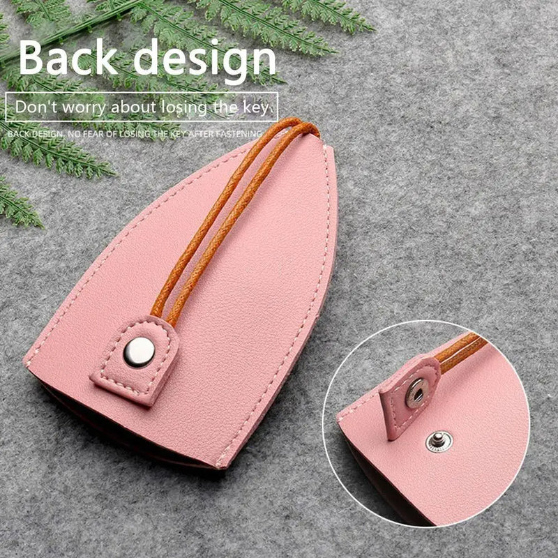 Cute Creative Pull Out Key Case Key wallet New Christmas elk Cartoon Housekeepers Car Key Holder Case Leather Keychain Pouch