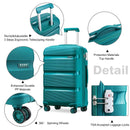 Kono Large Suitcase Hard Shell Travel Trolley 4 Spinner Wheels Lightweight Polypropylene Check in Luggage with TSA Lock