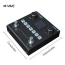 M-VAVE BLACKBOX Multifunctional Guitar/Bass Effect Pedal Effector（Built-in battery）, 80 editable Presets, 6 Effects Modules