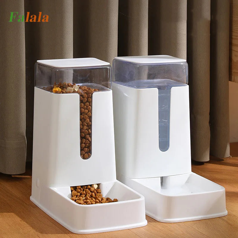 3.5L Pet Automatic Feeder Water Dispenser Cat Drinker Feeding And Watering Food Feed Drinking Bowl For Dogs Cat Accessories
