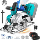 Brushless 5Inch 125MM Electric Circular Saws Adjustment for Woodworking Electric Cutting Tool For 18V Battery