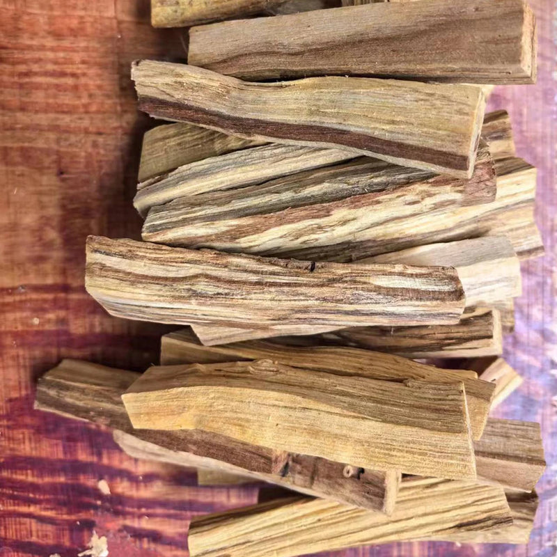 Palo Santo Natural Incense Sticks Purifying Healing Stress Relief Natural Crude Wood Strips Smudge Sticks for Home Living Room