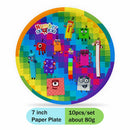 Disney number building blocks cartoon animation table decoration father's day graduacion party stickers decoration anniversaire