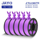 JAYO PLA Matte Filament 1.75MM 3D Printer Filament PLA Series 1.1KG/Roll 5 Rolls/set PETG 3D Printing Material For FDM