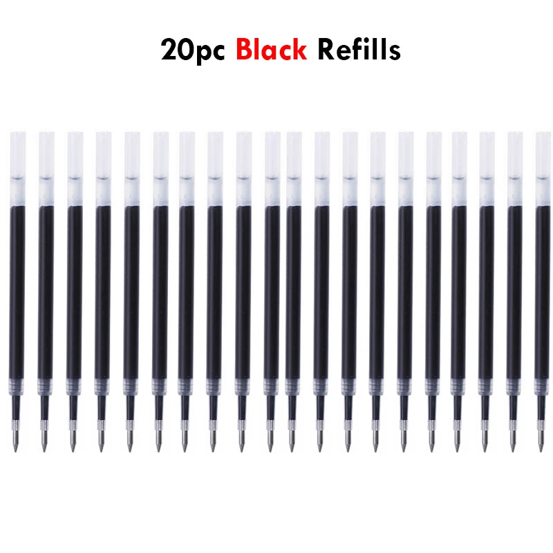 Cute Kaco MIDOT Gel Ink Pen Metal Signature Pens 0.5mm Fine Point 800Meter Smooth Writing Quick Dry Office School Stationary