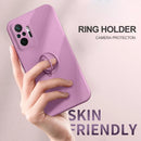 Liquid Silicone Case For Huawei Honor 90 80 60 50 Pro SE Funda For Honor 70 Pro 50 SE 60 30 20 Magnetic Ring Bracket Phone Cover