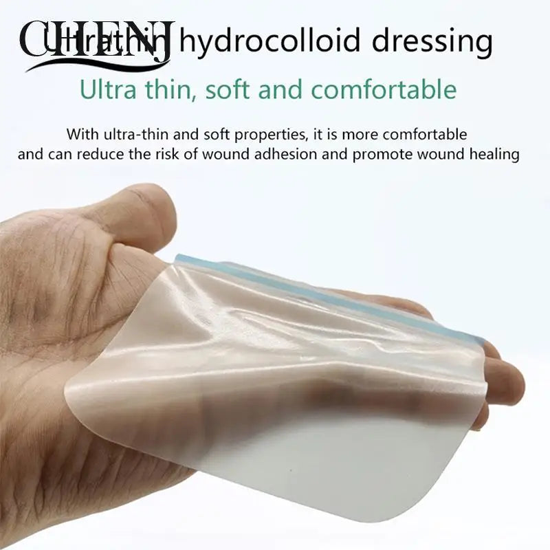 Ultra Thin Hydrocolloid Adhesive Dressing Wound Dressing Thin Healing Transparent Pad Useful Breathable Waterproof Patches 1pcs