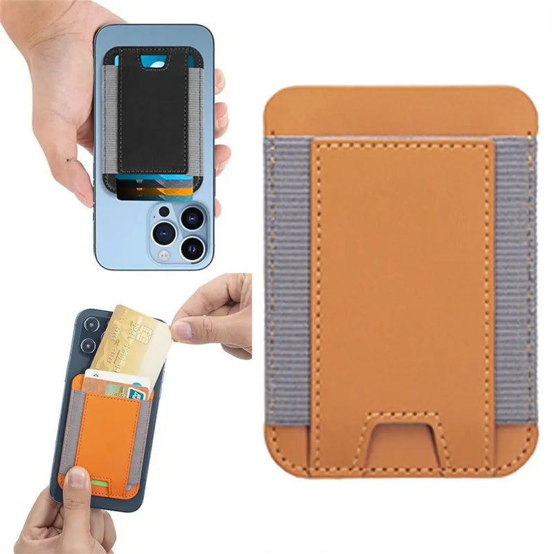 NEW Magnetic Wallet Case For iPhone 14/13/12 Series Leather Cellphone Pocket for Magsafe Magnetic Phone Wallet Hold 7 Cards
