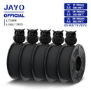 JAYO 5Rolls PETG Filament 1.75mm High Speed PETG 3D Printer Filament 1.1KG/Roll High Flow Speedy Matte 3D Printing Materials
