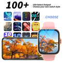 Smart watch with full touch screen, call, message reminder, music control and other functions, compatible with iPhone/android mo