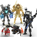 New Skibidi Toileted Action Figures Building Blocks Titan Drill Man Speakerman TVman Model Toys for Kid Xmas Halloween Gift