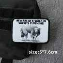 NOT TODAY Letter Stickers for Clothes Tactical Backpack Gear Military Patches Hook and Loop Patch Outdoor Badges