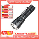 NEW SOFIRN SK40 3200lm Tactical Flashlight 580m Powerful Bright SFT70 LED IP68 waterproof Torch with Dual Switch