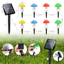 Solar Mushroom Lights for Garden Decor Waterproof Outdoor Night Light LED Fairy Lamp for Christmas Halloween Garden Lawn Pathway