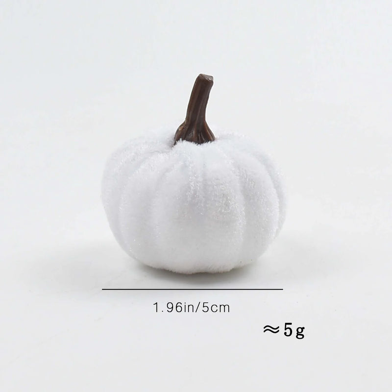 Halloween Artificial Pumpkin Ornaments Halloween Party Thanksgiving Dinner Table Decoration Autumn Fall Home DIY Craft Wreath