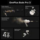 Global Version OnePlus Buds Pro 3 Earphone Up to 50dB Noise Canceling Spatial Audio with Head Tracking Hi-Resolution Audio