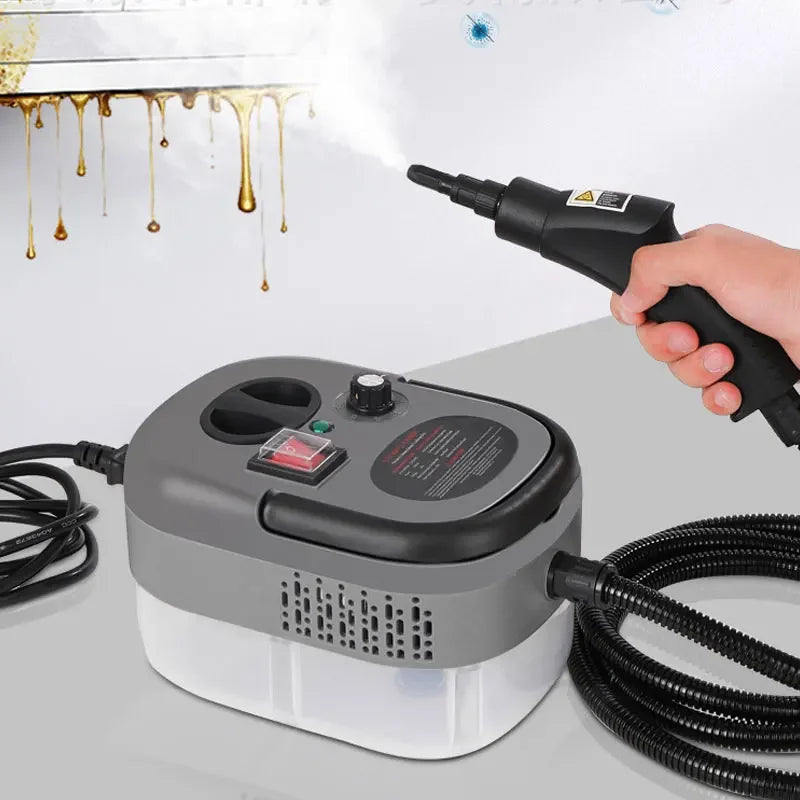 2500W High Temperature and Pressure Handheld Steam Cleaners Air Conditioner Kitchen Hood Car Steam Clean Machine Floor Cleaning