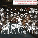 Christmas Window Stickers Merry Christmas Decorations For Home 2024 Christmas Wall Sticker Kids Wall Decals Happy New Year 2025