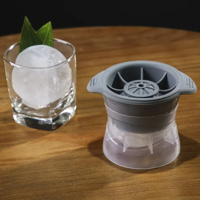 1/2PC Big Size Ice Ball Mold Round Cube Maker Silicone Ice Mold Whiskey Ice Tray