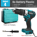Kamolee 13mm Pro Large Torque 650NM Brushless Electric Impact Drill 3 in 1 Electric Cordless Screwdriver For Makita 18v Battery