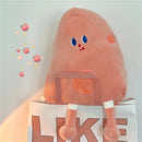 Simulation Lovely Cheese Cake Plush Toys Creative Food Pillow with Blanket for Girls Sofa Cushion Stuffed Cute Birthday Gifts