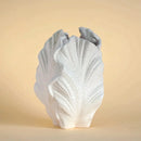 CAPIRON Ceramic Leaf shape Vase for Pampas Grass Dried Flower Nordic Modern Centerpiece Decoration INS Home Design Dinning Table