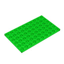 Gobricks 10PCS MOC  Plate 6 x 10 Compatible 3033 Assembles Particles Building Blocks Parts DIY block bricks Tech Parts Toys